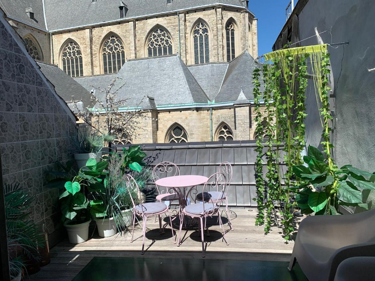 Wellness Loft With Sauna, Jacuzzi, Roof Terrace & Amazing View Appartement Antwerpen Buitenkant foto
