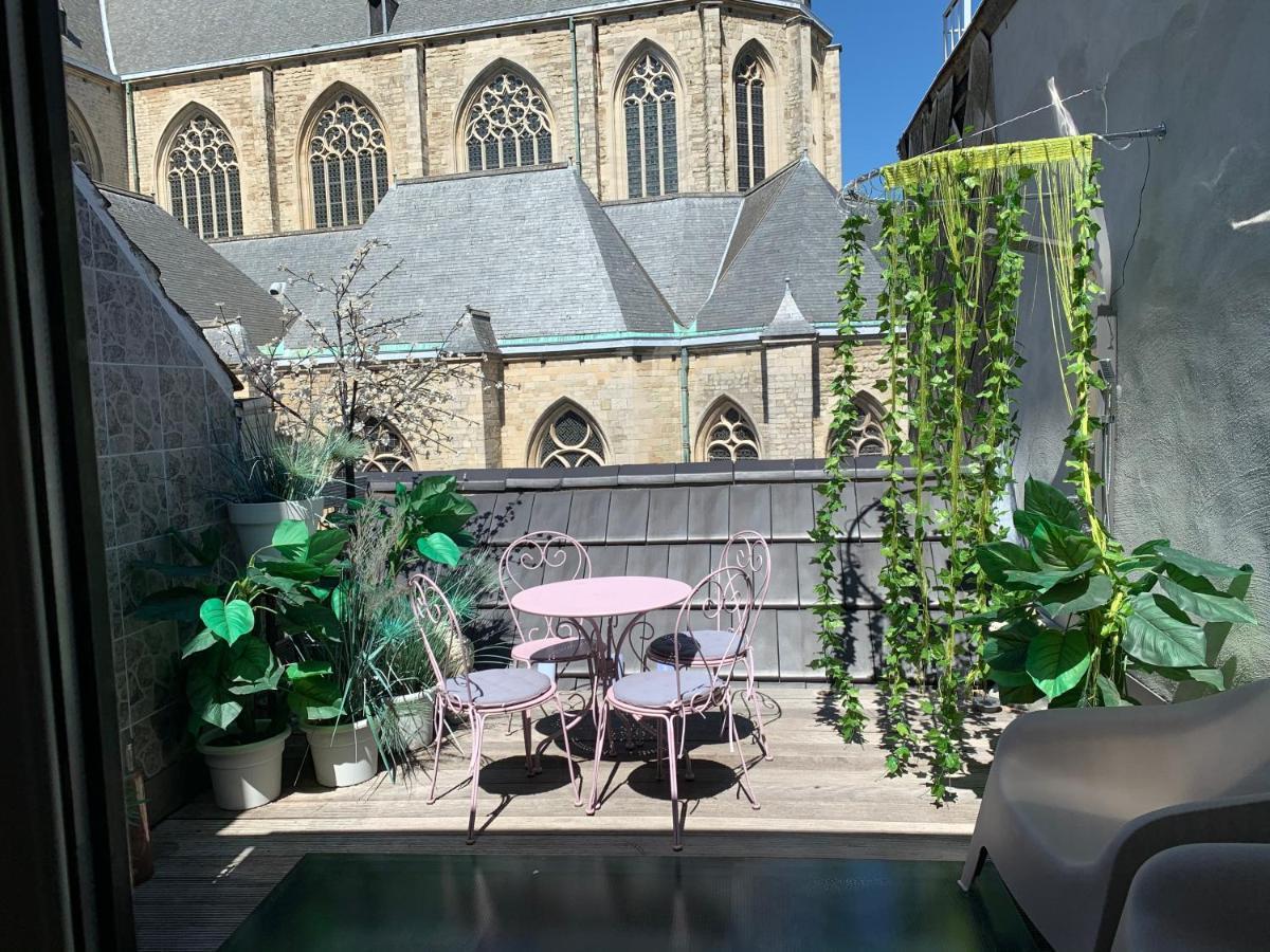 Wellness Loft With Sauna, Jacuzzi, Roof Terrace & Amazing View Appartement Antwerpen Buitenkant foto