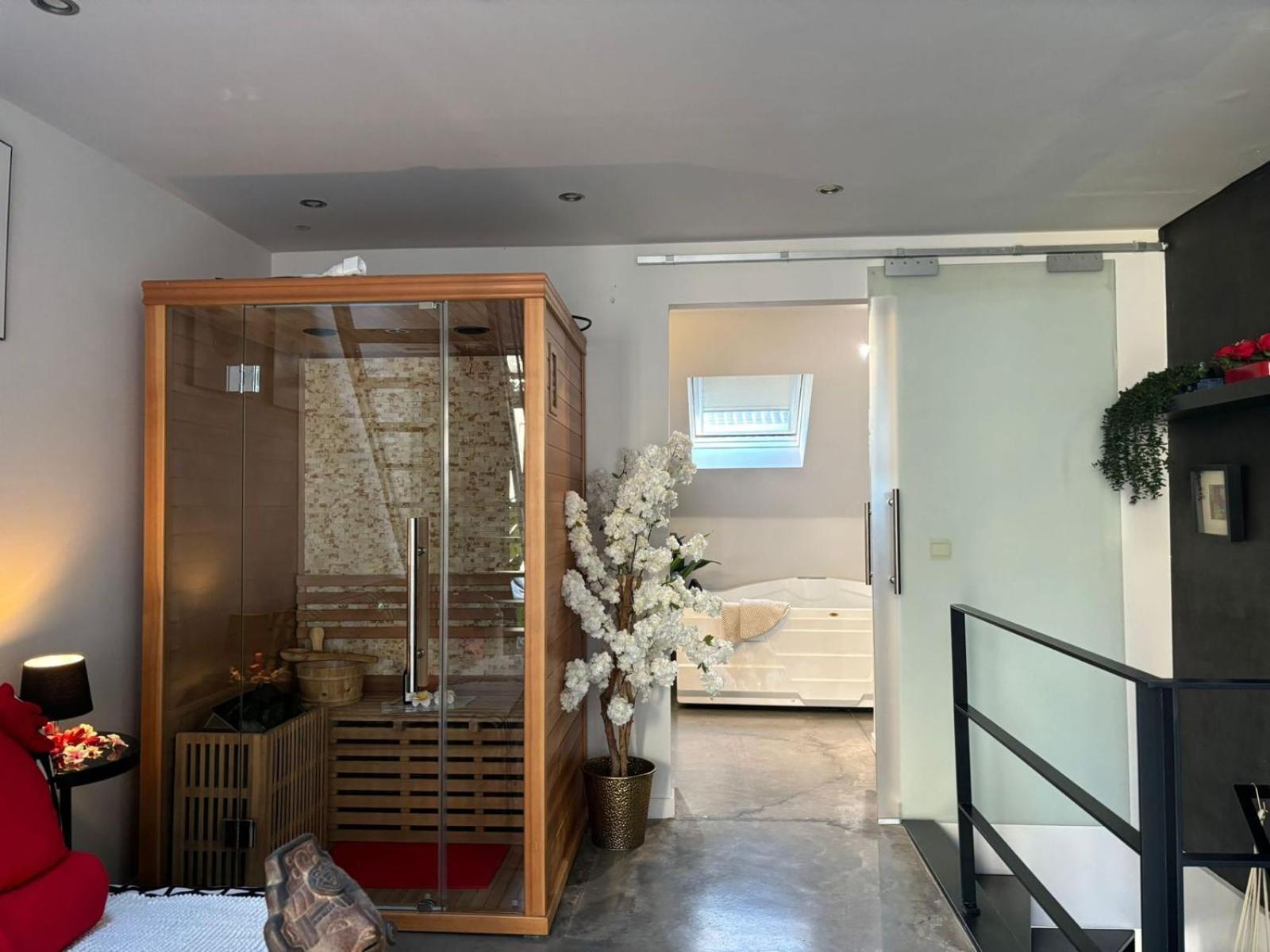 Wellness Loft With Sauna, Jacuzzi, Roof Terrace & Amazing View Appartement Antwerpen Buitenkant foto