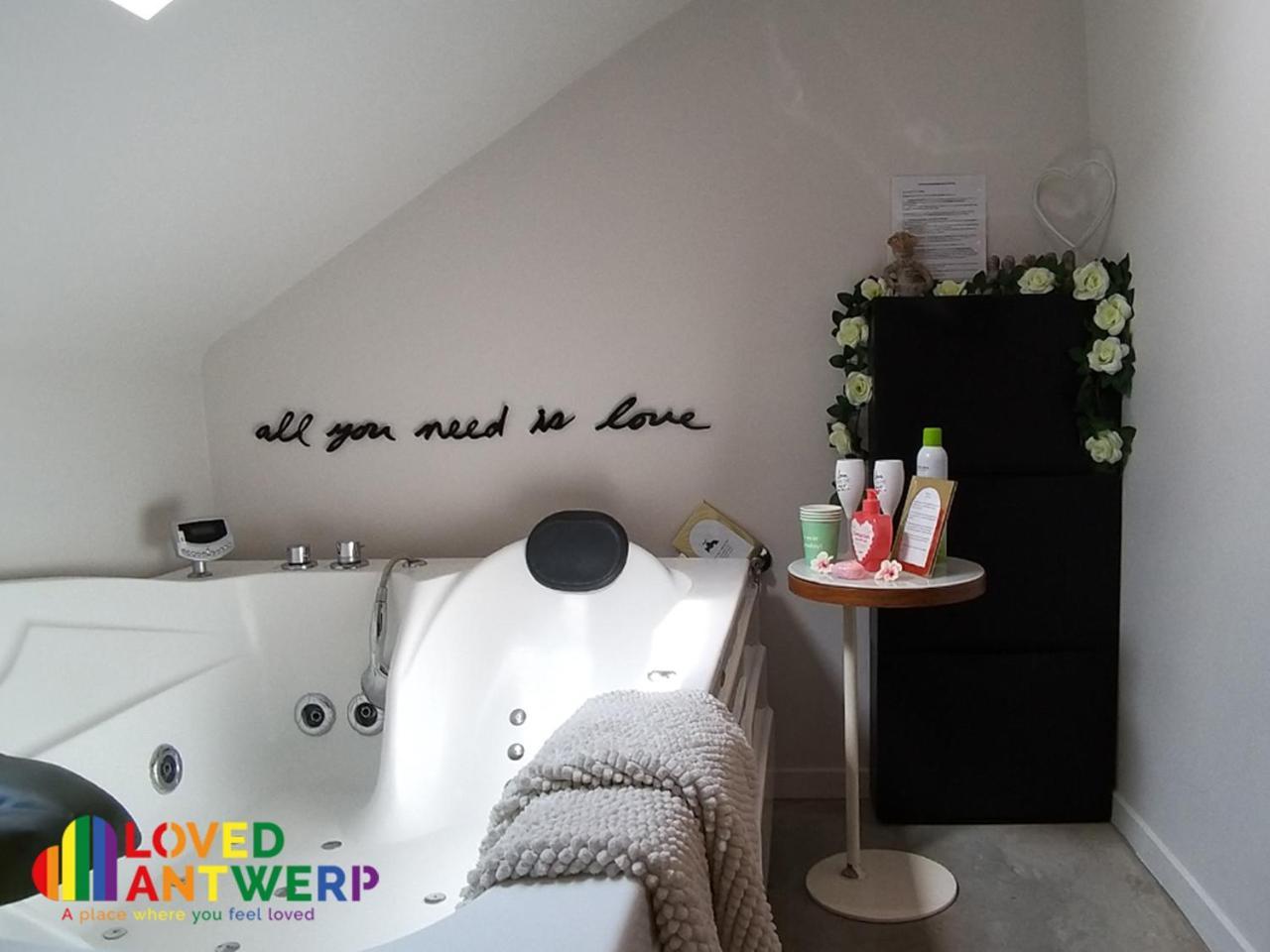 Wellness Loft With Sauna, Jacuzzi, Roof Terrace & Amazing View Appartement Antwerpen Buitenkant foto