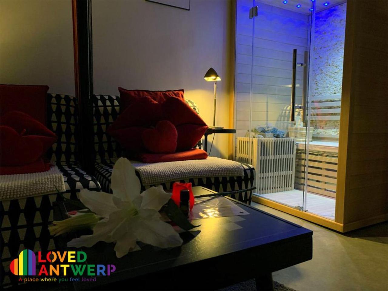 Wellness Loft With Sauna, Jacuzzi, Roof Terrace & Amazing View Appartement Antwerpen Buitenkant foto