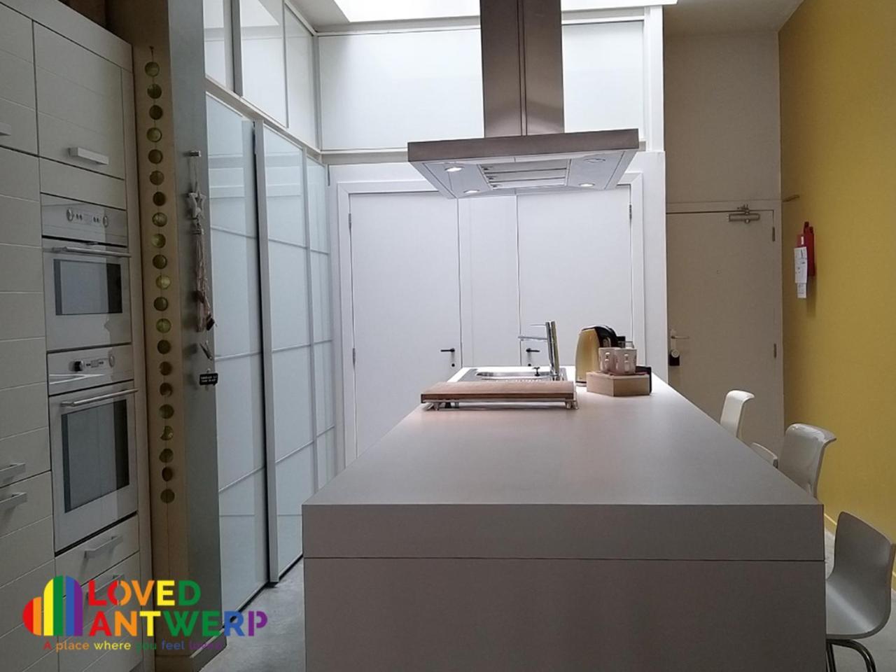 Wellness Loft With Sauna, Jacuzzi, Roof Terrace & Amazing View Appartement Antwerpen Buitenkant foto