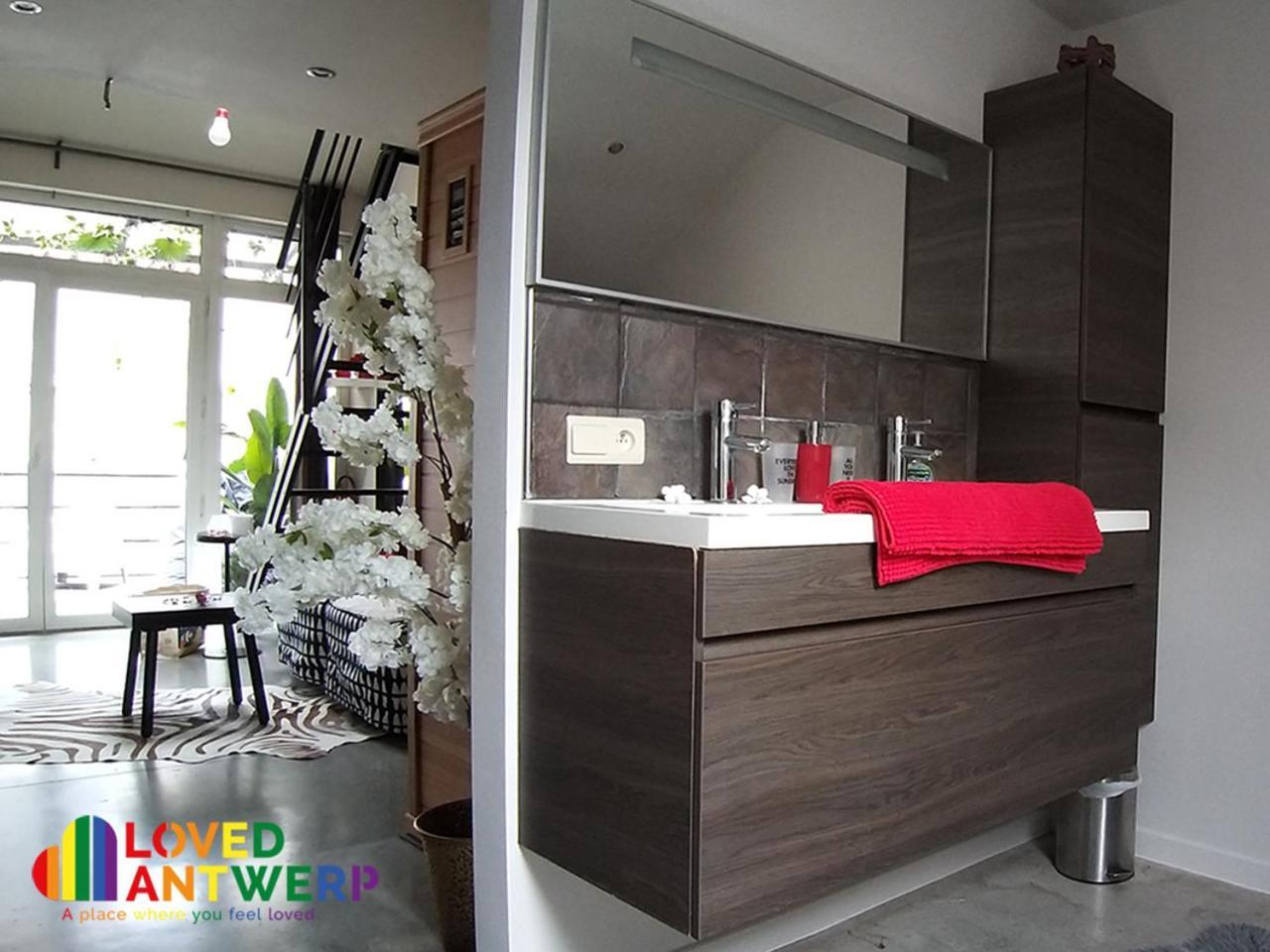 Wellness Loft With Sauna, Jacuzzi, Roof Terrace & Amazing View Appartement Antwerpen Buitenkant foto